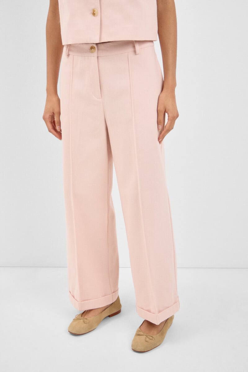 Pedro Del Hierro Pantalón De Sarga Crop
