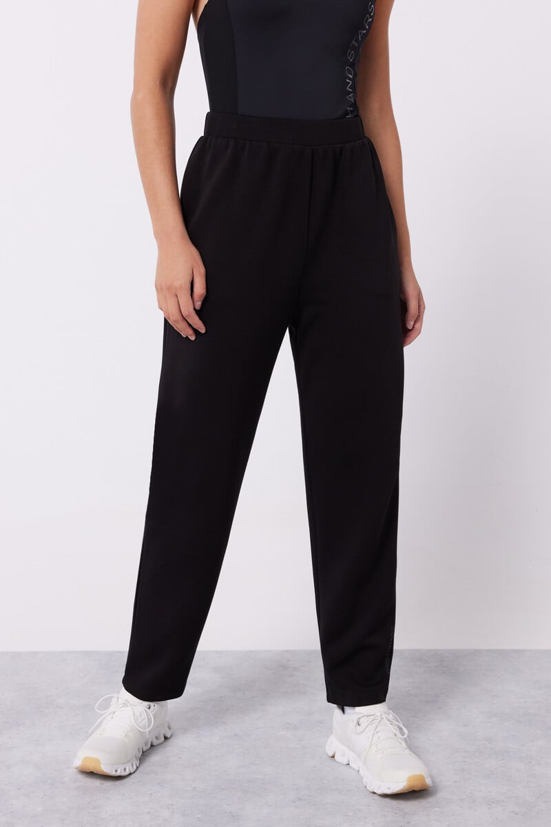 Pedro Del Hierro Pantalón Jogger Tacto Suave Negro