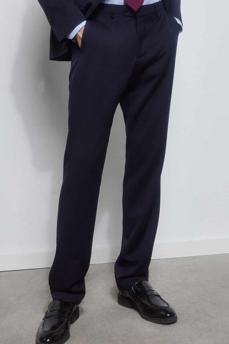 Pedro Del Hierro Pantalón Liso Bi-stretch Tailored
