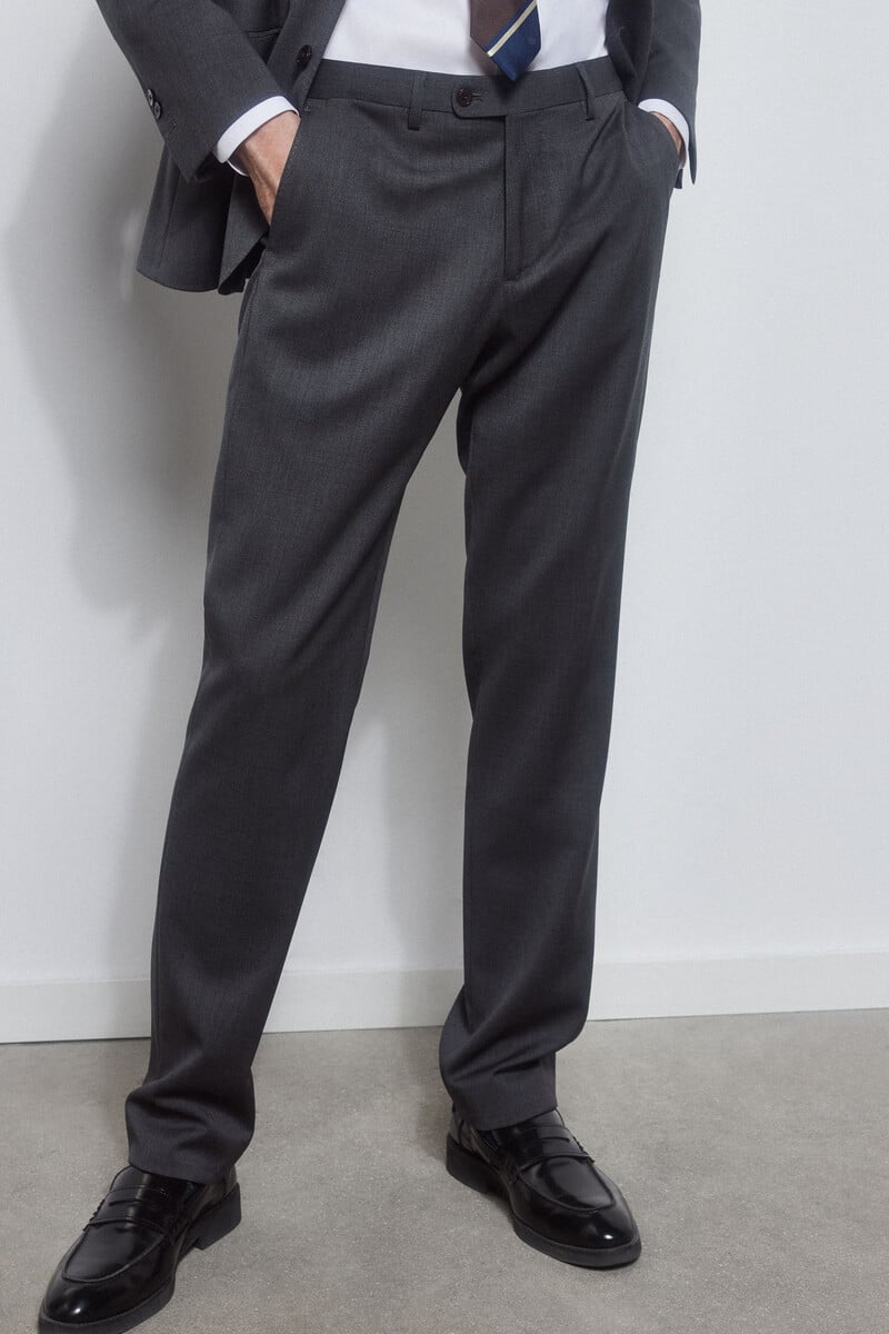 Pedro Del Hierro Pantalón Liso Bi-stretch Tailored
