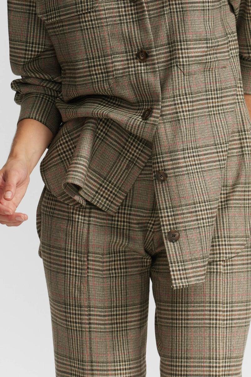 Pedro Del Hierro Pantalón Palazzo Cuadros