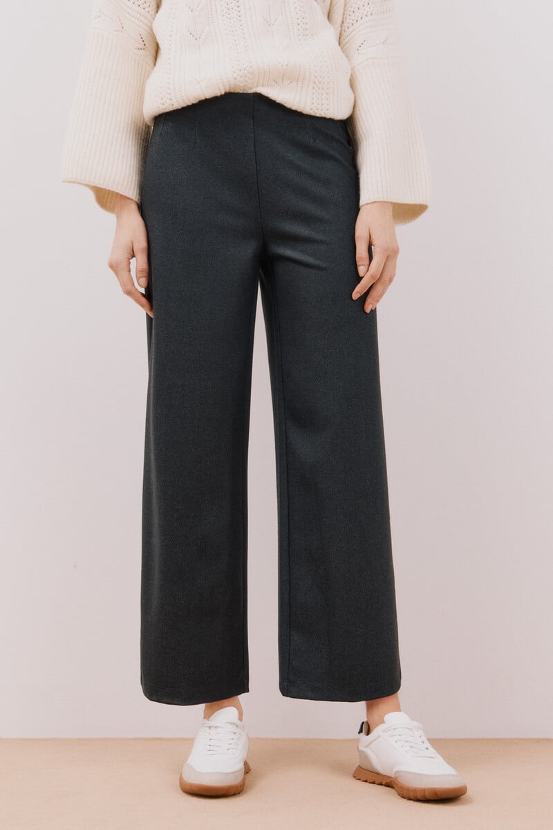 Pedro Del Hierro Pantalón Palazzo De Punto