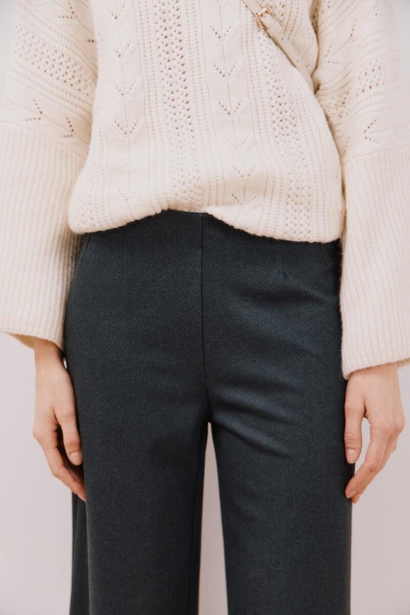 Pedro Del Hierro Pantalón Palazzo De Punto