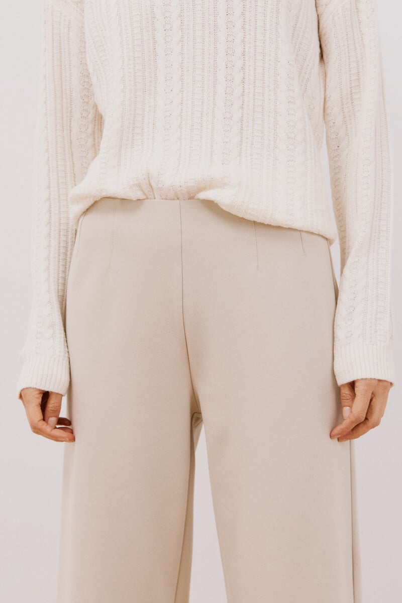 Pedro Del Hierro Pantalón Palazzo De Punto