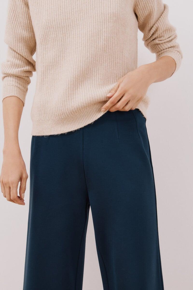 Pedro Del Hierro Pantalón Palazzo De Punto