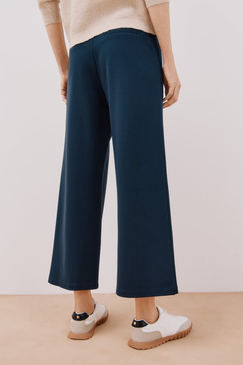 Pedro Del Hierro Pantalón Palazzo De Punto