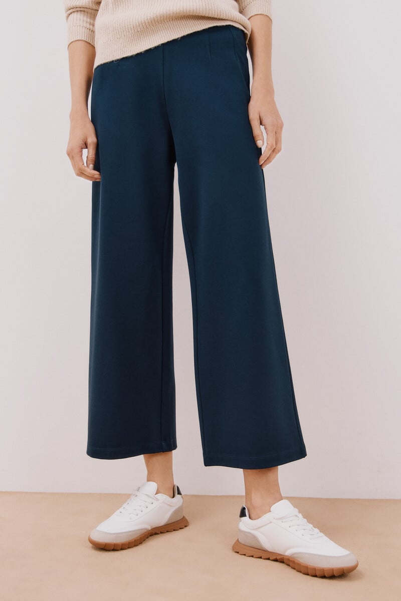 pedro del hierro Pantalón palazzo de punto