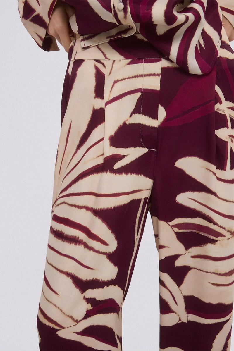 Pedro Del Hierro Pantalón Pijamero Estampado