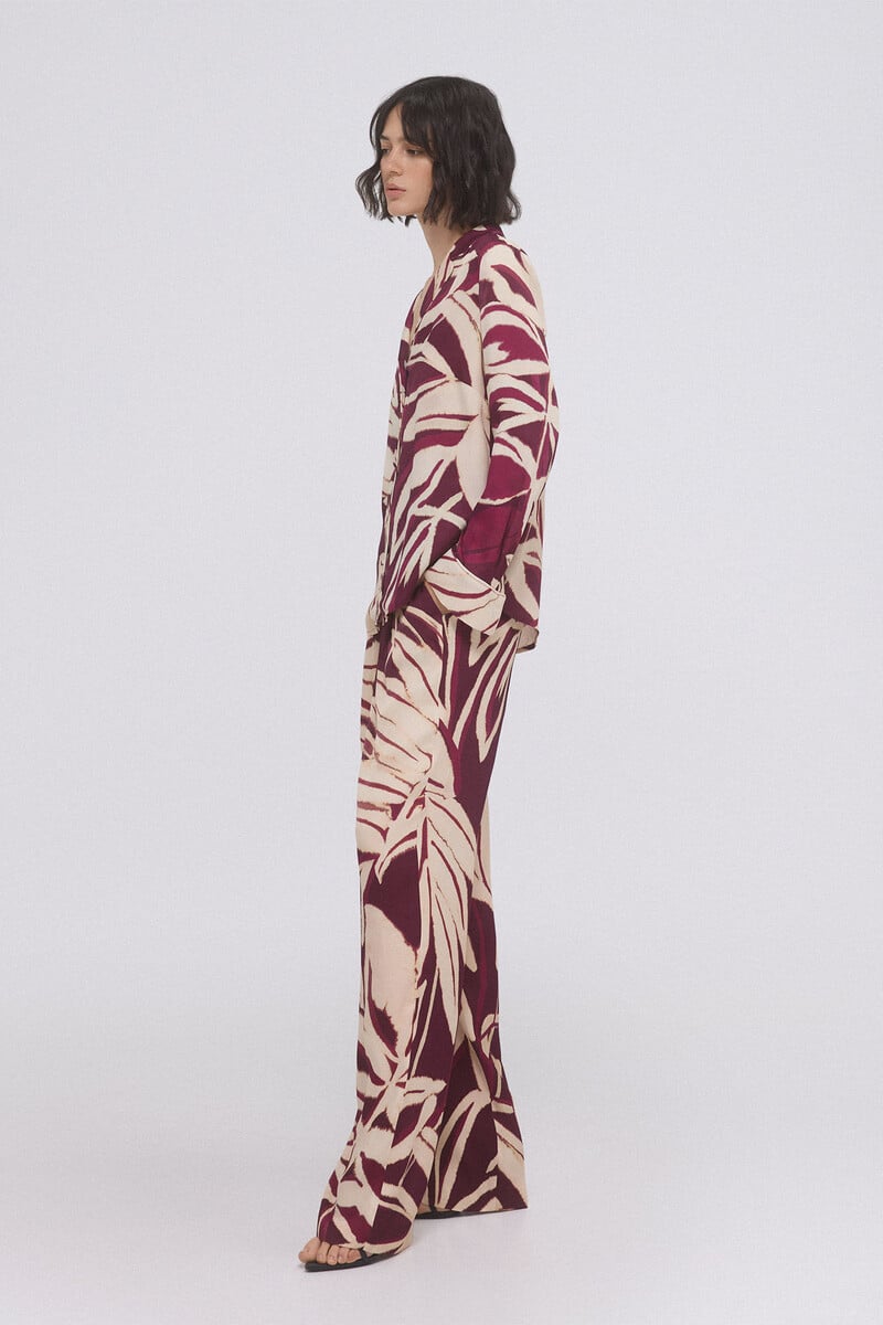 pedro del hierro Pantalón pijamero estampado
