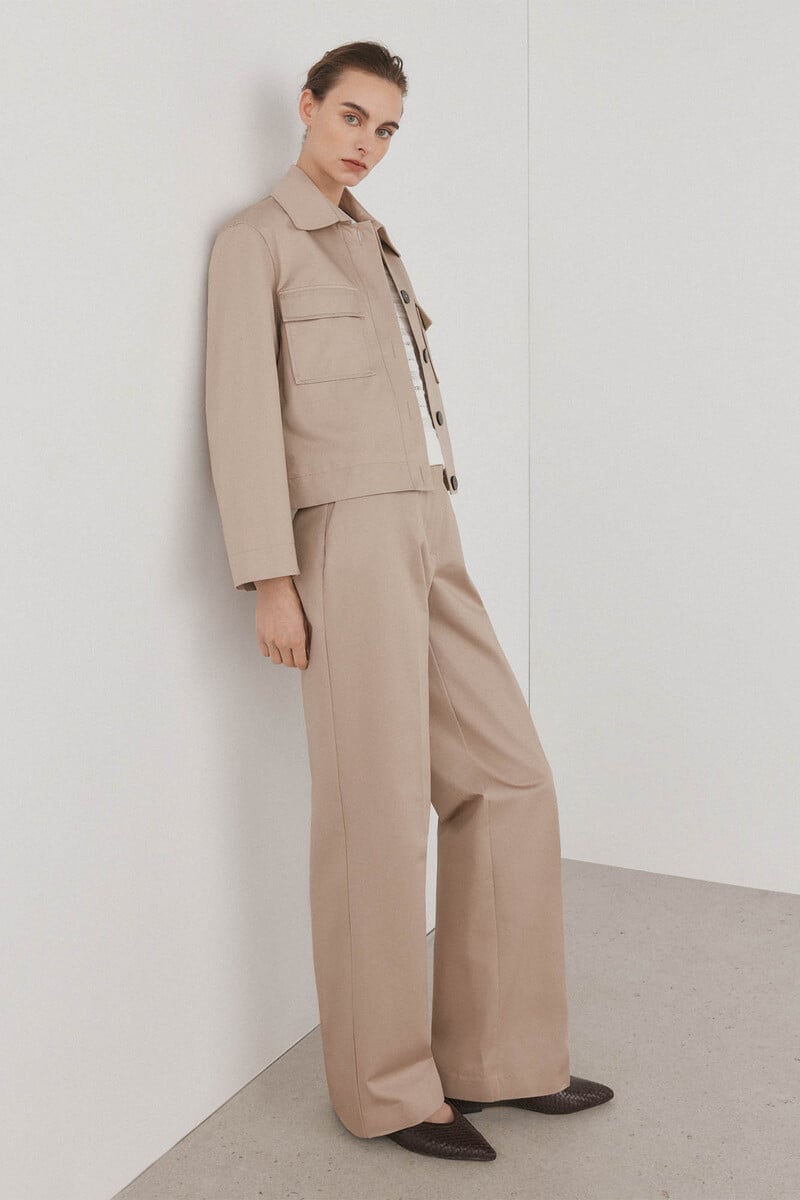 pedro del hierro Pantalón recto arena