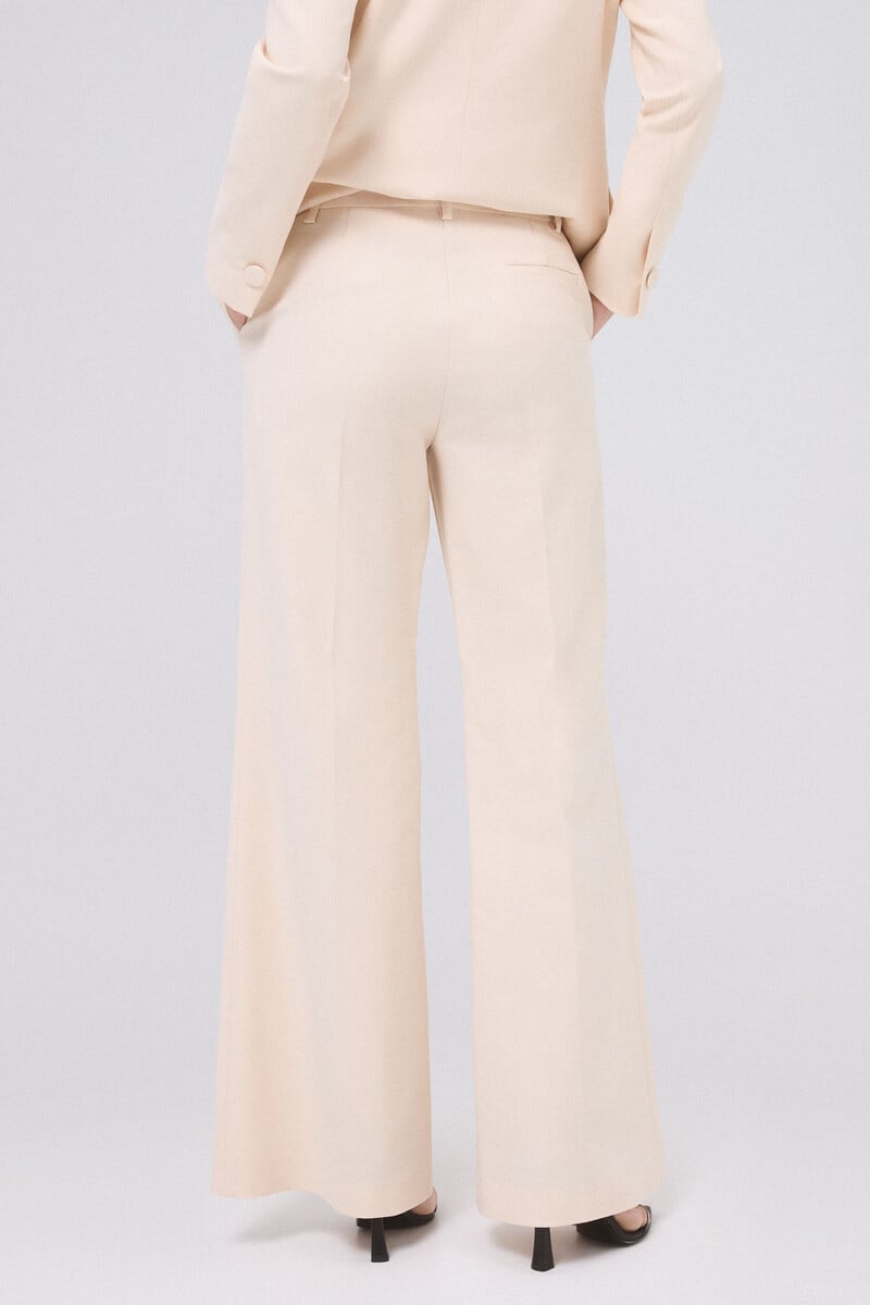 Pedro Del Hierro Pantalon Traje Crudo