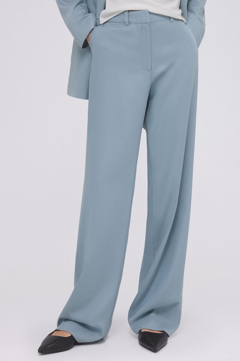 Pedro Del Hierro Pantalón Traje De Corte Clásico