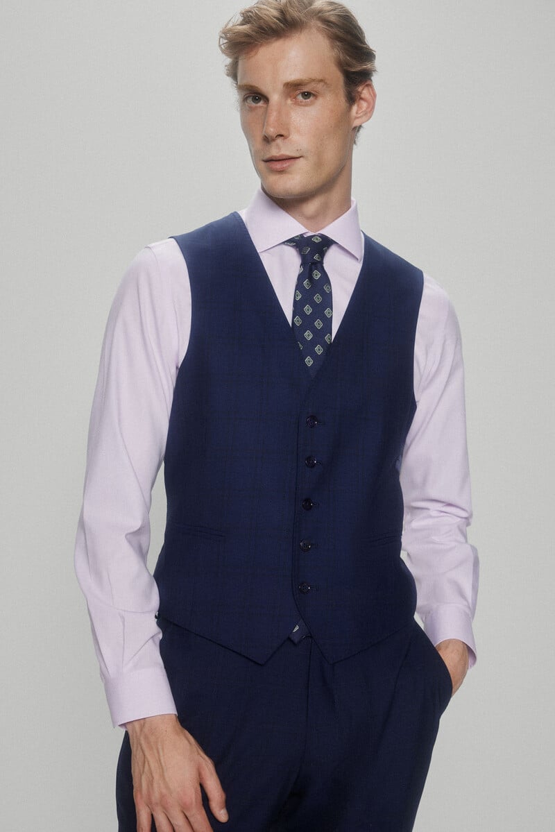 Pedro Del Hierro Pantalón Traje Slim Confort