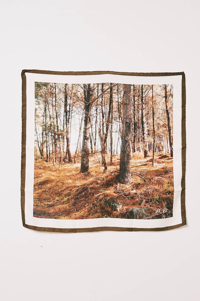 Pedro Del Hierro Pañuelo Seda Mosteiro 65 X 65