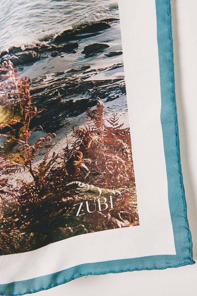 Pedro Del Hierro Pañuelo Seda Pragueira 65 X 65