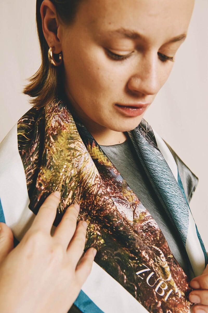 pedro del hierro Pañuelo Seda Pragueira 65 x 65