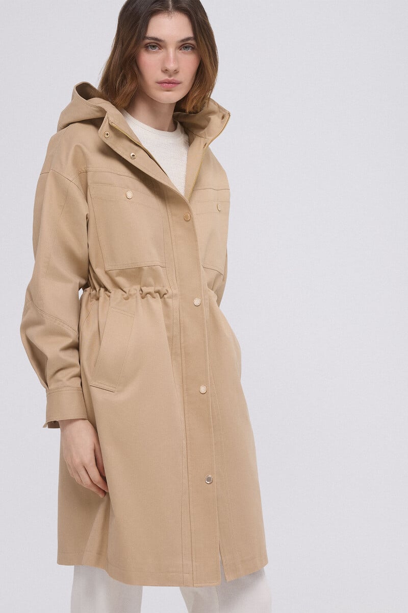 Pedro Del Hierro Parka Algodón Capucha