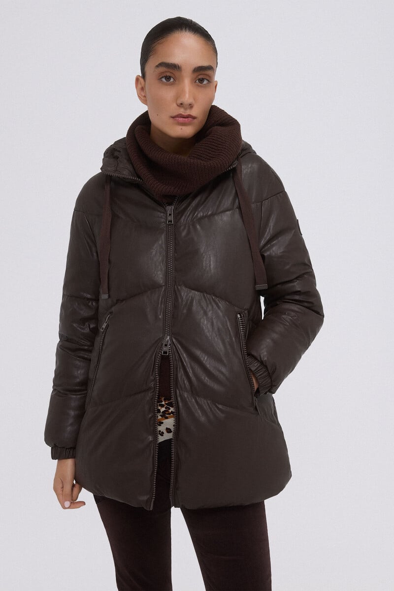 pedro del hierro Parka corta con capucha