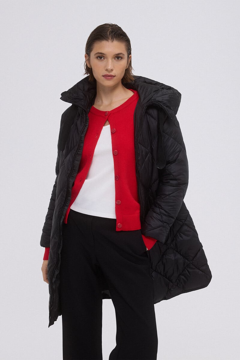 Pedro Del Hierro Parka Larga Capucha