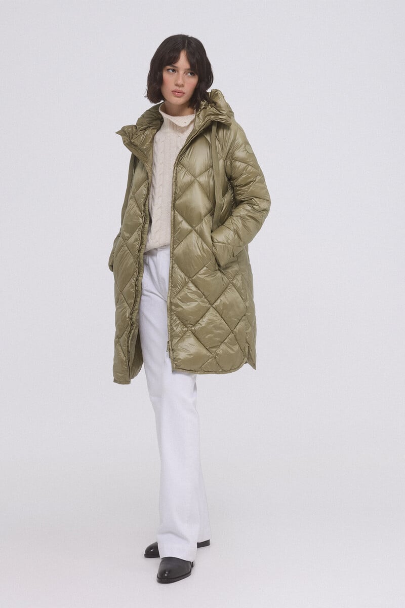 Pedro Del Hierro Parka Larga Capucha