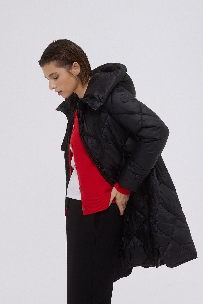 pedro del hierro Parka larga capucha