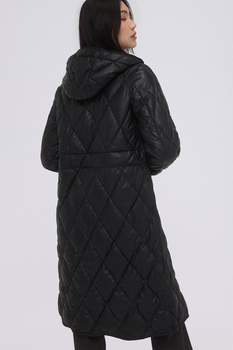 Pedro Del Hierro Parka Larga Con Capucha