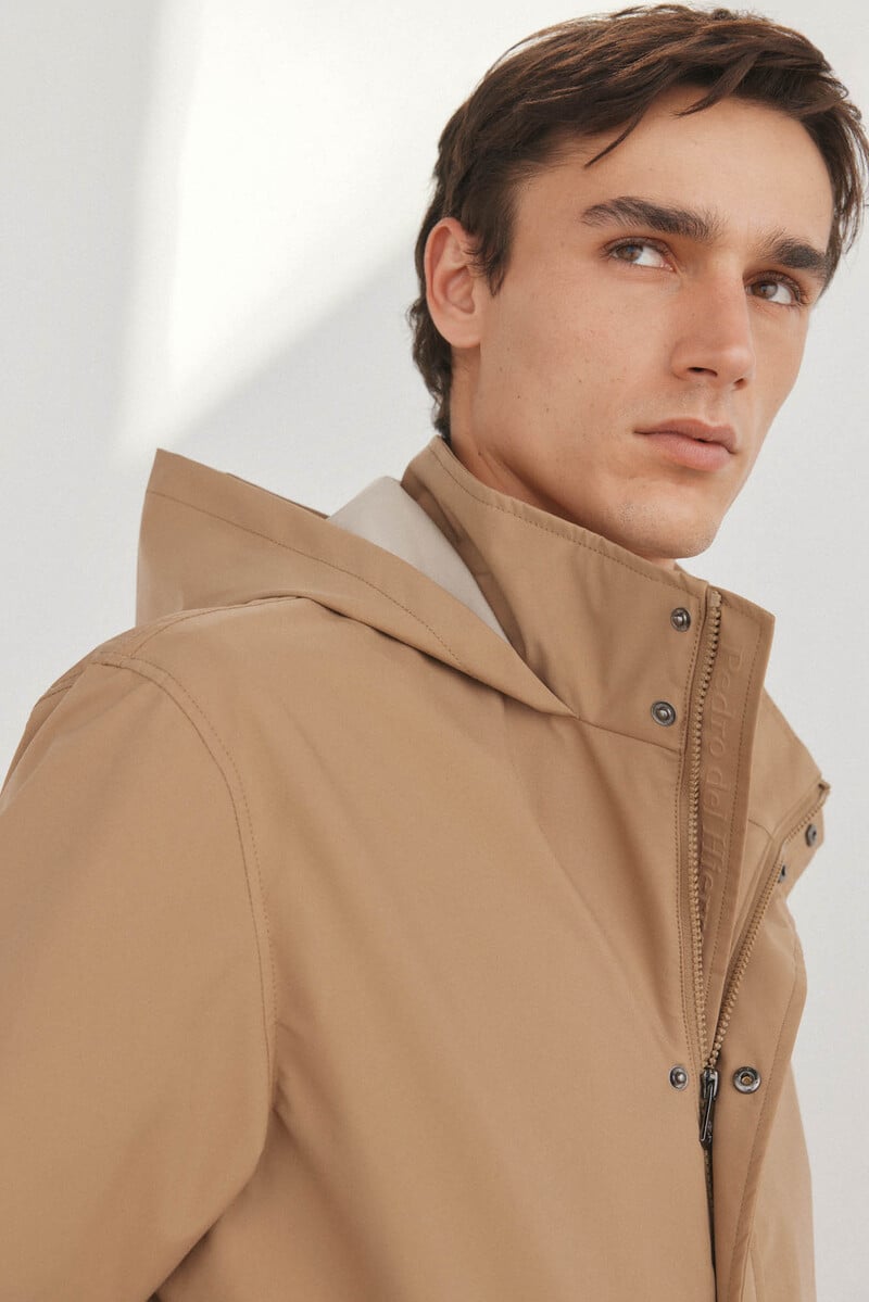 pedro del hierro Parka ligera capucha