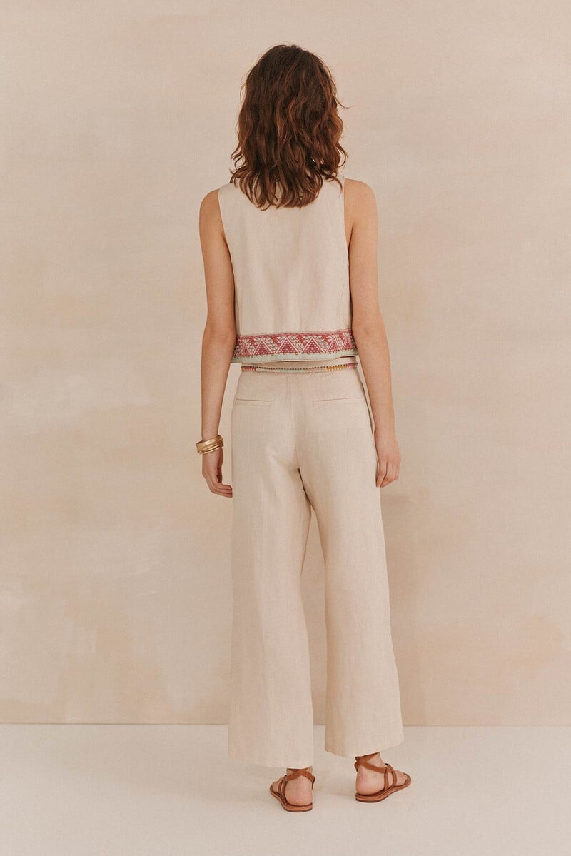 Pedro Del Hierro Paula. Pantalones Bordados