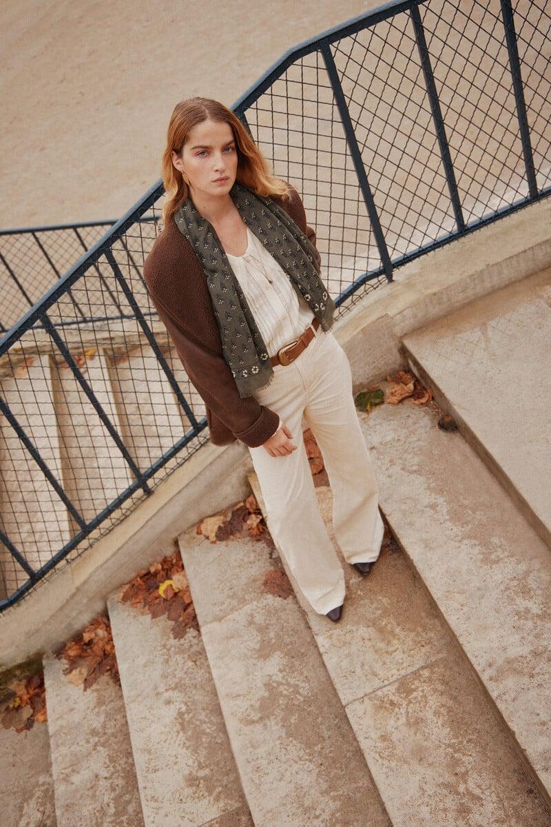 pedro del hierro Pauline. Pantalón recto de pana