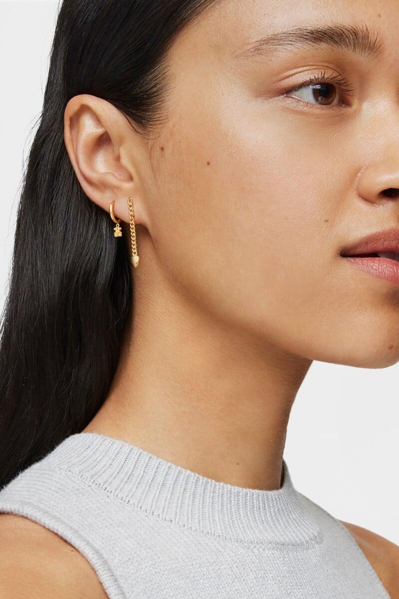 pedro del hierro Pendiente individual de aro corto