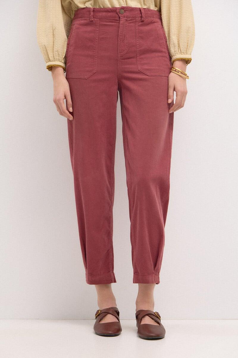 Pedro Del Hierro Pepa. Pantalón De Pana Con Pinzas