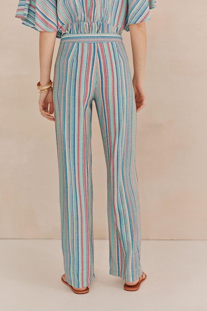 Pedro Del Hierro Perla. Pantalones Estampados