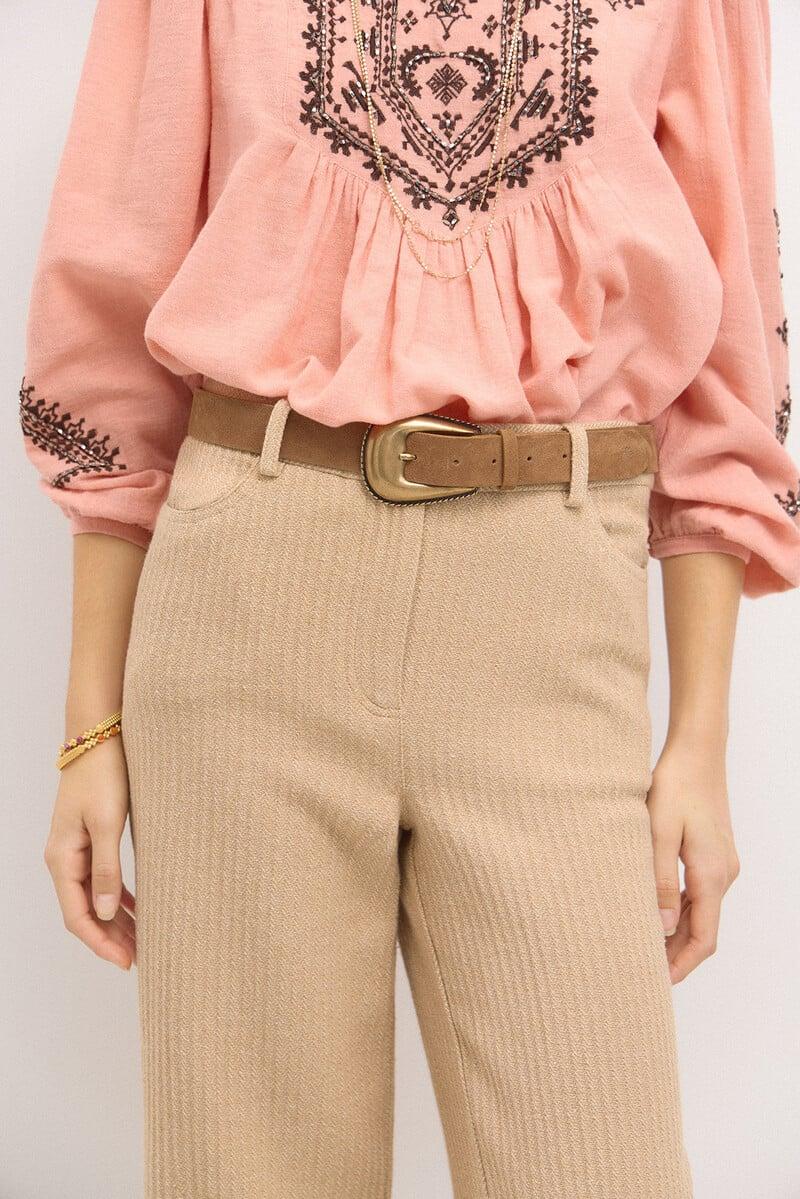 Pedro Del Hierro Petra. Pantalón Amplio De Espiga