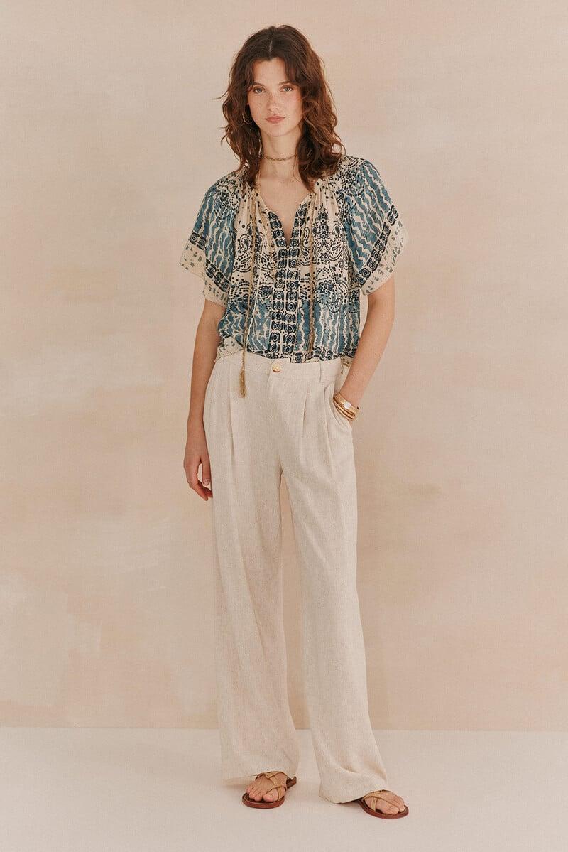 Pedro Del Hierro Petra. Pantalones Fluidos