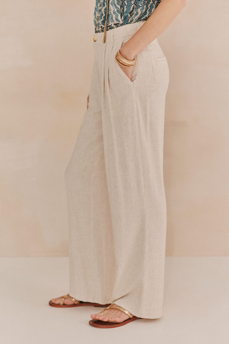 pedro del hierro Petra. Pantalones fluidos