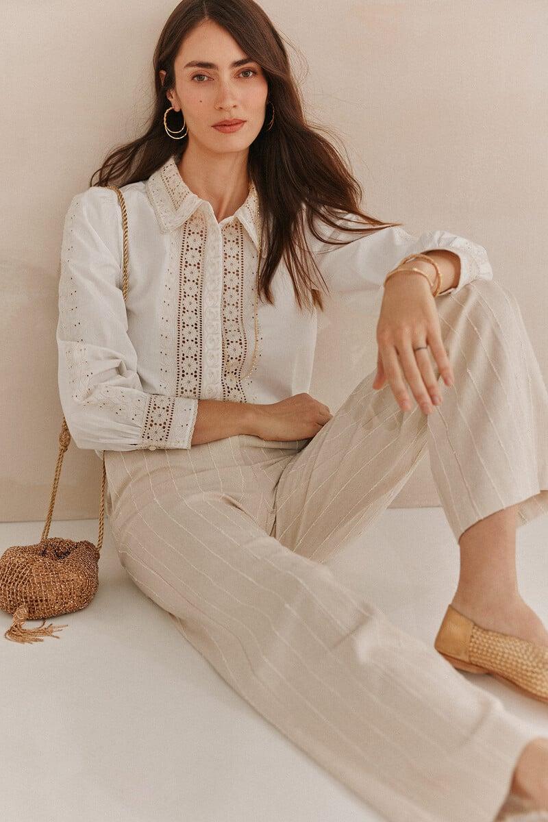 pedro del hierro Petra. Pantalones pinza