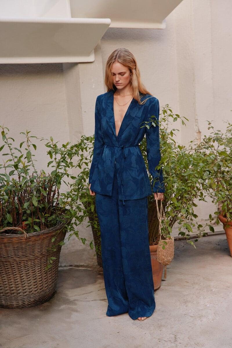 pedro del hierro Pili. Pantalones jacquard