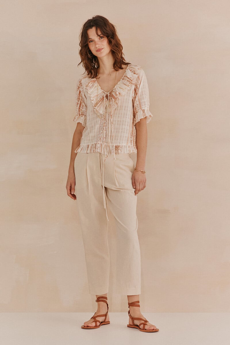 pedro del hierro Pina. Pantalones cinturón