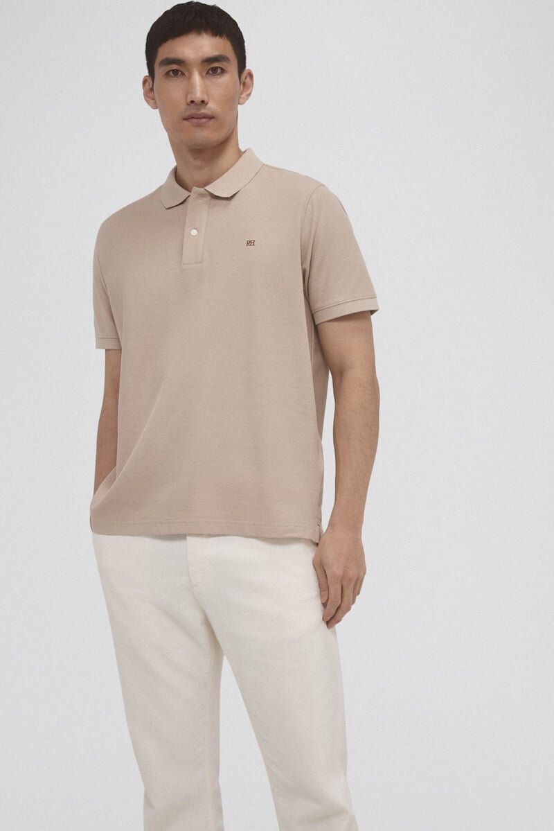 pedro del hierro Polo básico piqué