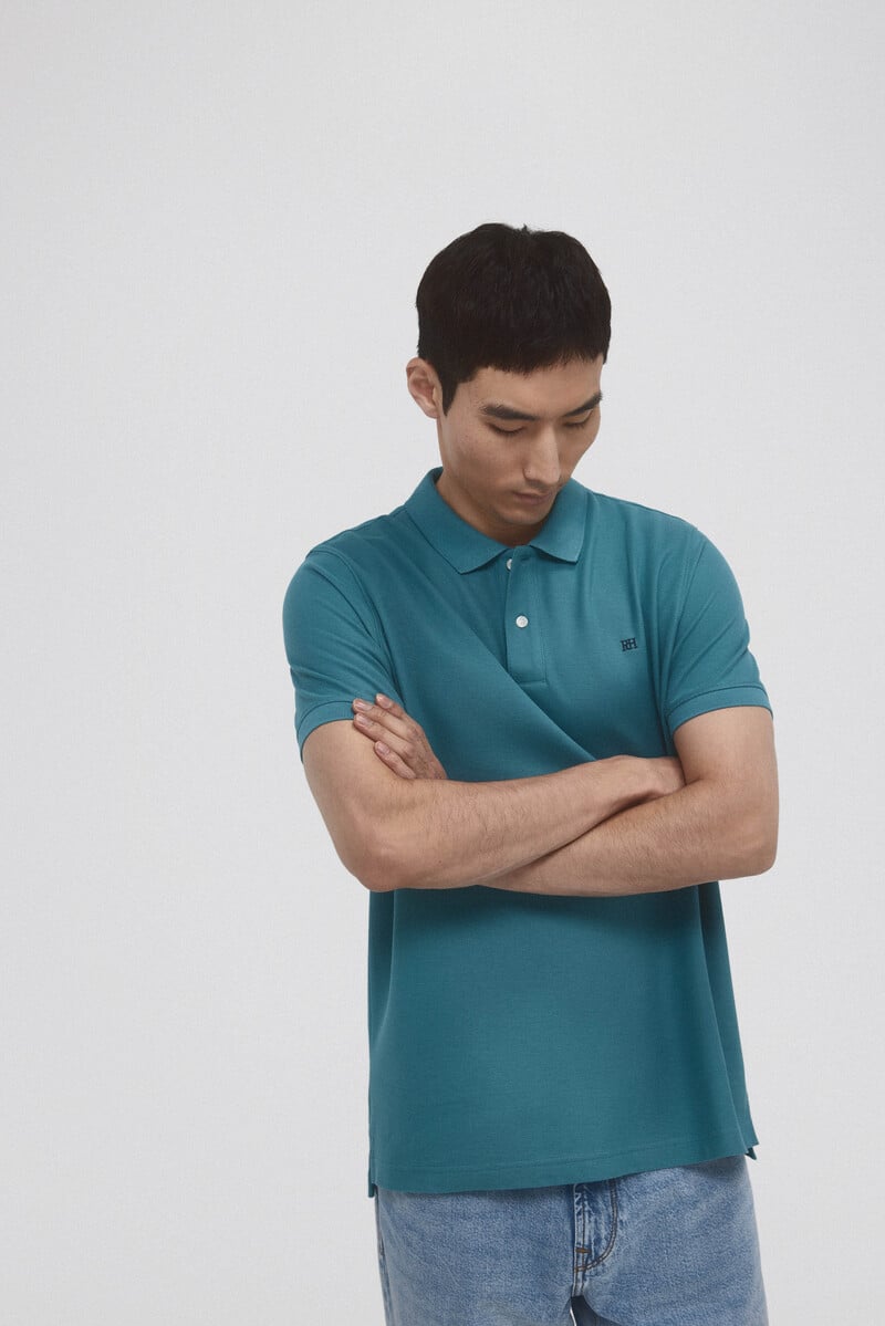 pedro del hierro Polo básico piqué