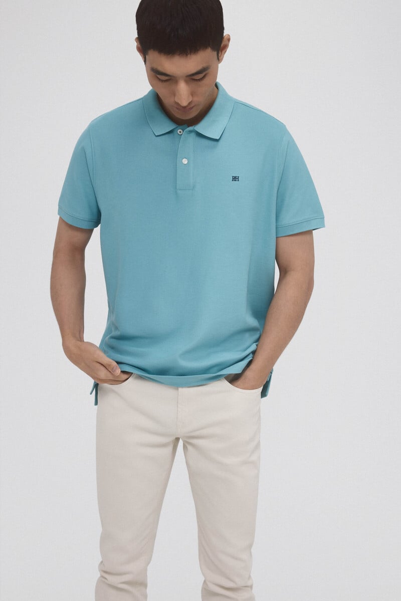 pedro del hierro Polo básico piqué