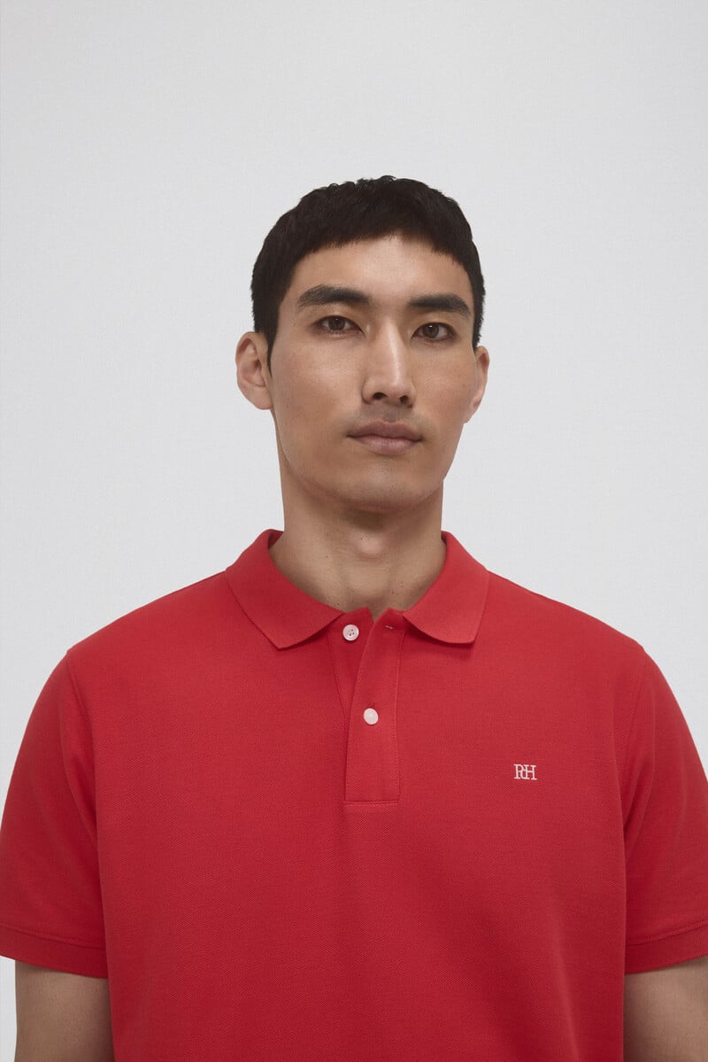 pedro del hierro Polo básico piqué