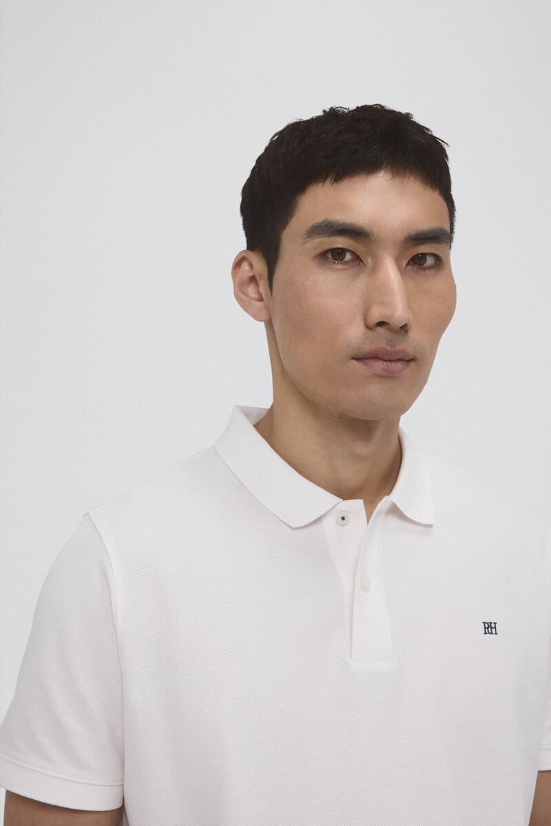pedro del hierro Polo básico piqué