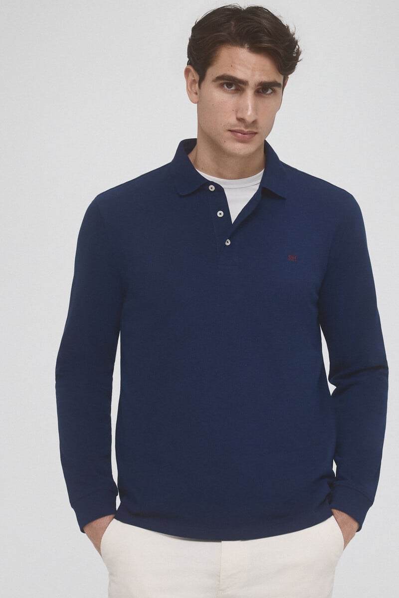 Pedro Del Hierro Polo Básico Piqué Manga Larga