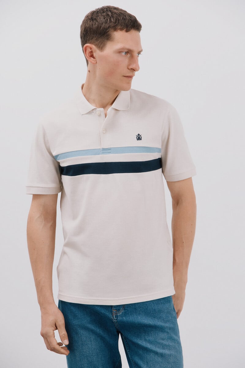 Pedro Del Hierro Polo Bloques De Color