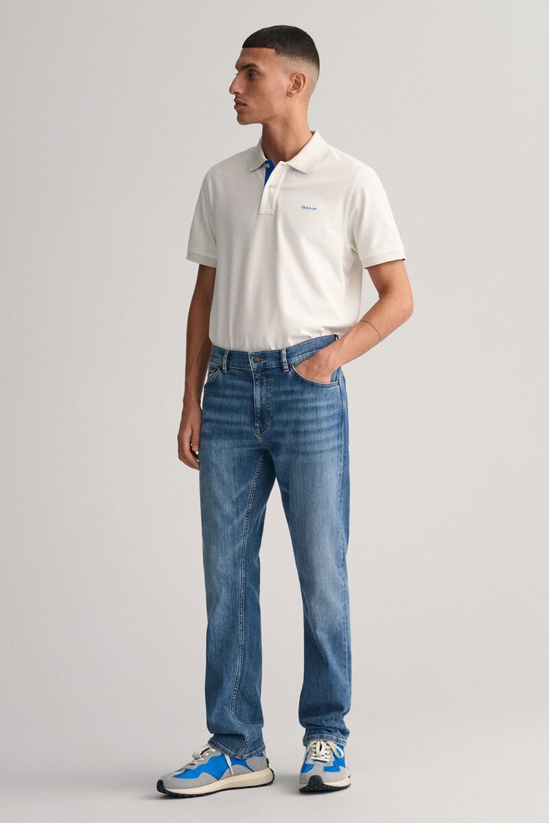 Pedro Del Hierro Polo De Piqué En Contraste