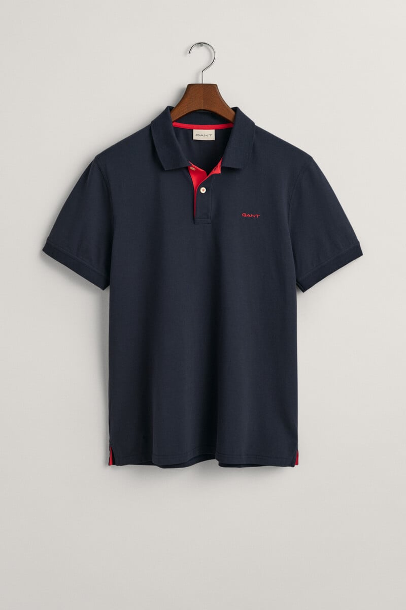 Pedro Del Hierro Polo De Piqué En Contraste