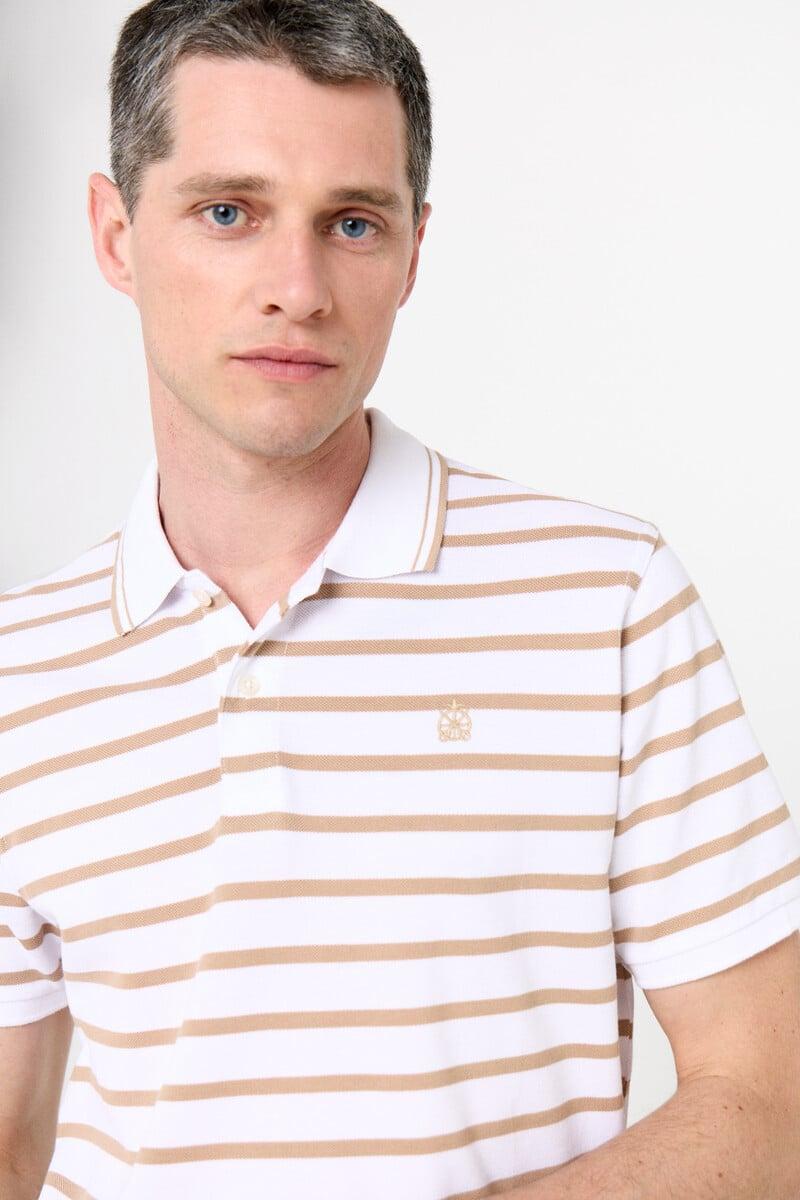 Pedro Del Hierro Polo De Rayas Con Tips