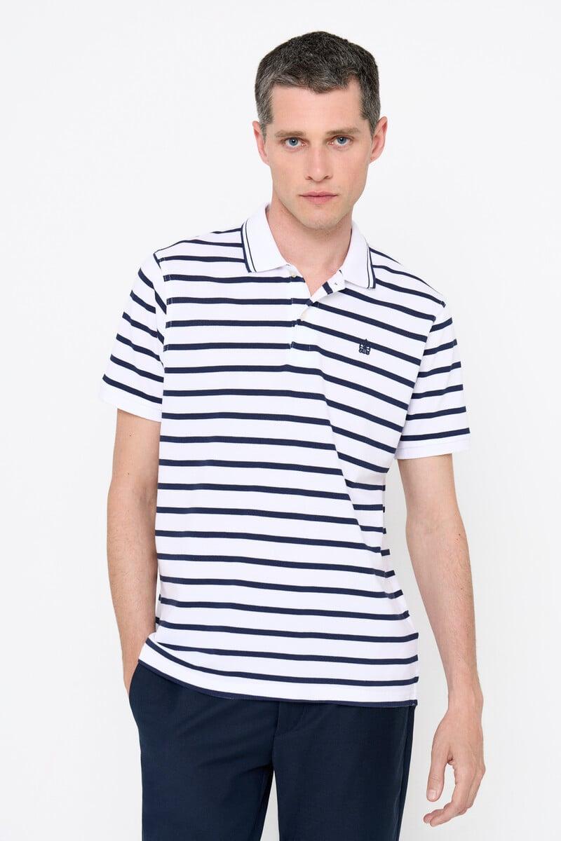 pedro del hierro Polo de rayas con tips