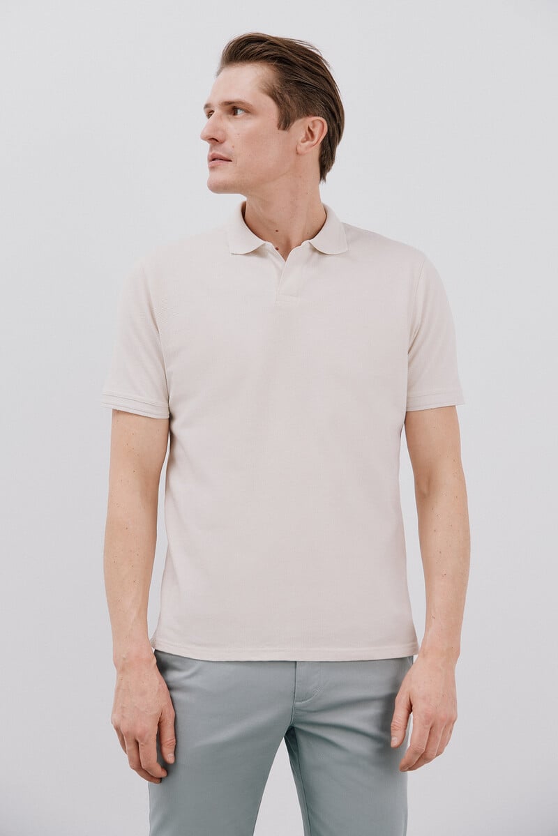 Pedro Del Hierro Polo Estructura Cuello Abierto